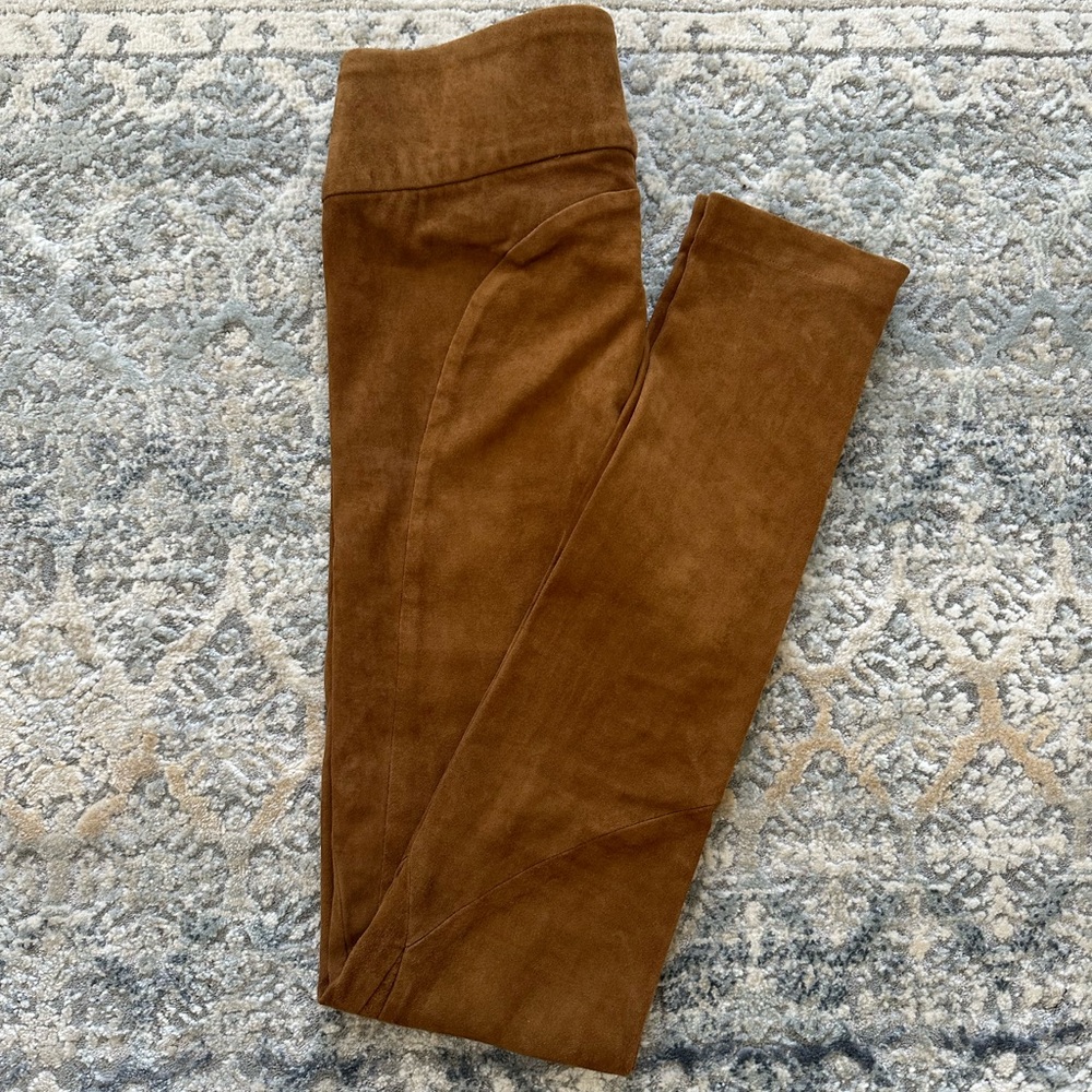 OFF TRACK leather suede leggings size M run small!!! - Picture 12 of 12